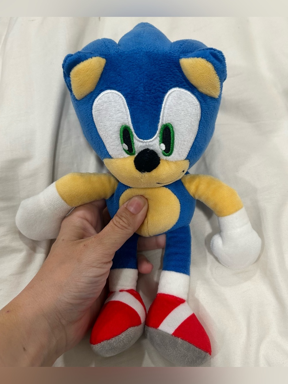 Sonic The Hedgehog Plush Stuffed Animal Blue Sega Character Toy 12”